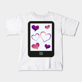 Kindle Love emotional support Kids T-Shirt